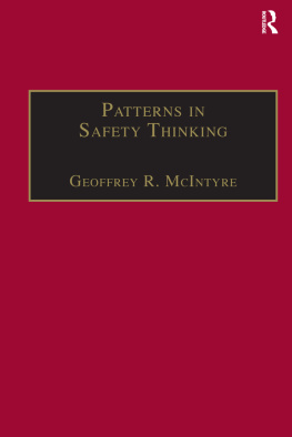 Geoffrey R. McIntyre Patterns in Safety Thinking: A Literature Guide to Air Transportation Safety