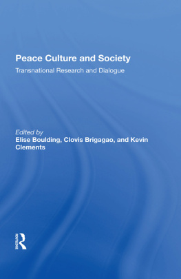 Elise Boulding - Peace Culture and Society: Transnational Research and Dialogue