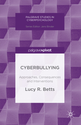 Lucy R. Betts - Cyberbullying