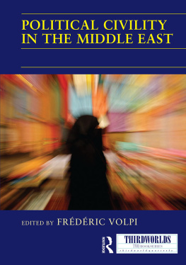 Frederic Volpi - Political Civility in the Middle East