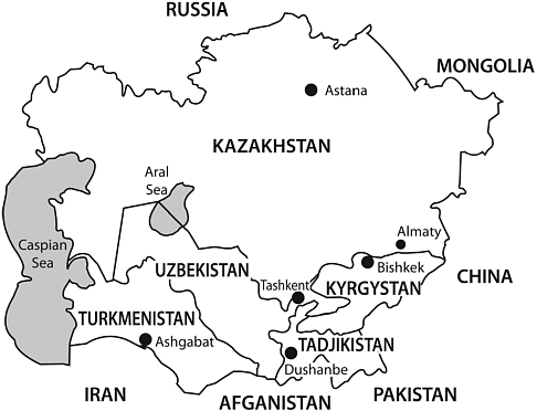 Map of Central Asia Foreword By Professor Donatella Della Porta Social - photo 2