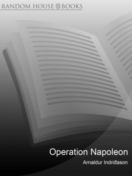 Arnaldur Indridason Operation Napoleon