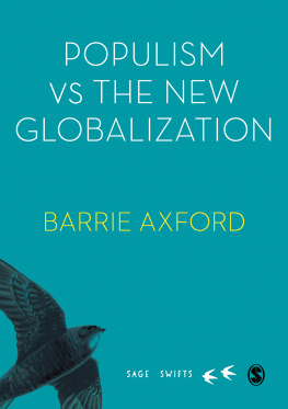 Barrie Axford Populism Versus the New Globalization