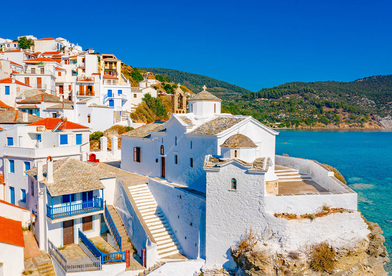 Panagitsa Tou Pirgou church Skpelos Shutterstock Out in the Aegean or - photo 3