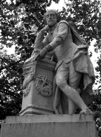 William Shakespeares statue stands in Leicester Square in the middle of - photo 4