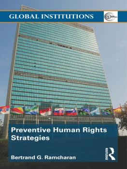 B. G. Ramcharan - Preventive human rights strategies