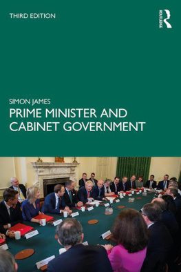 Simon James - Prime Minister and Cabinet Government