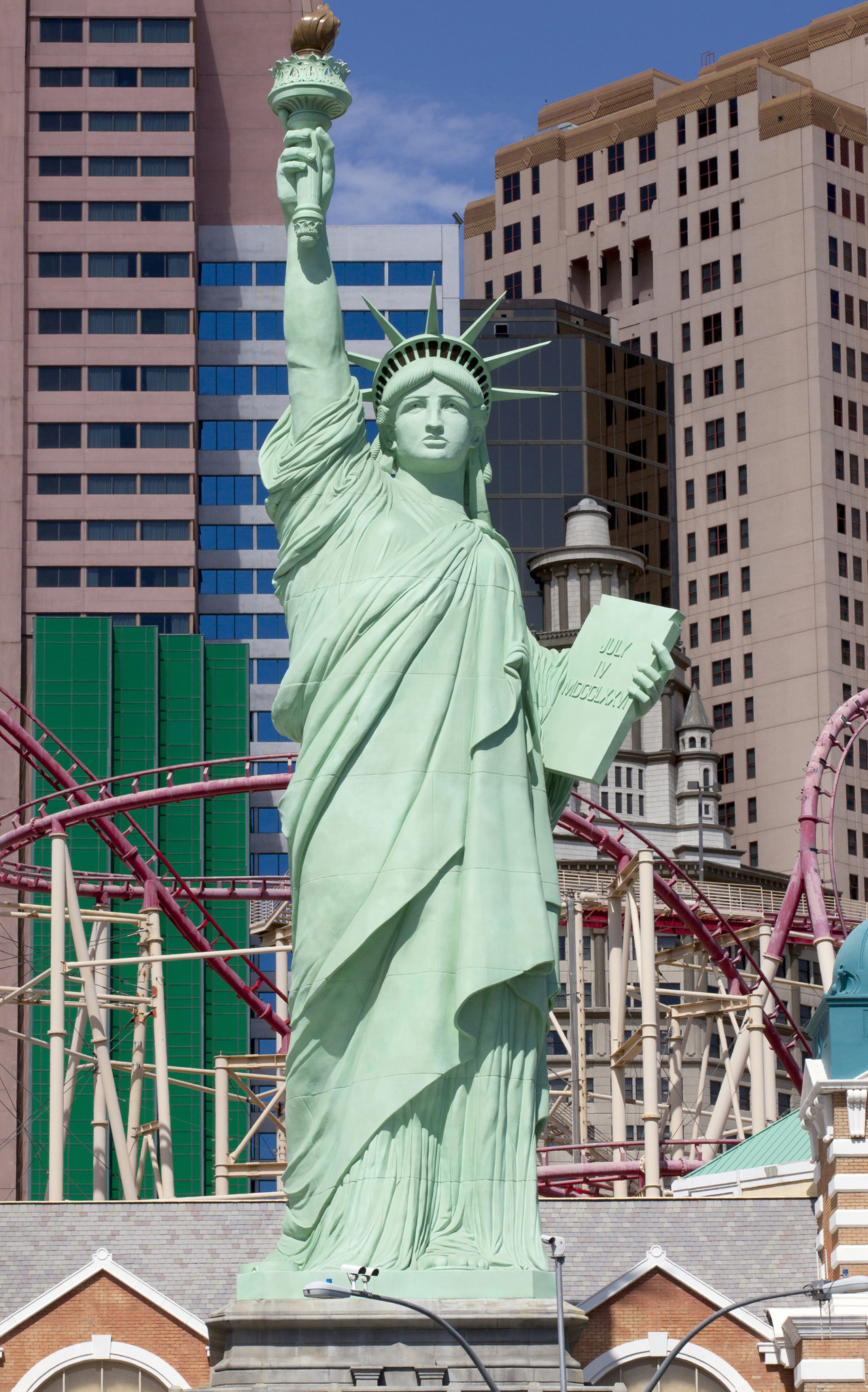 New York-New York is a miniature Manhattan with its own replica Statue of - photo 6