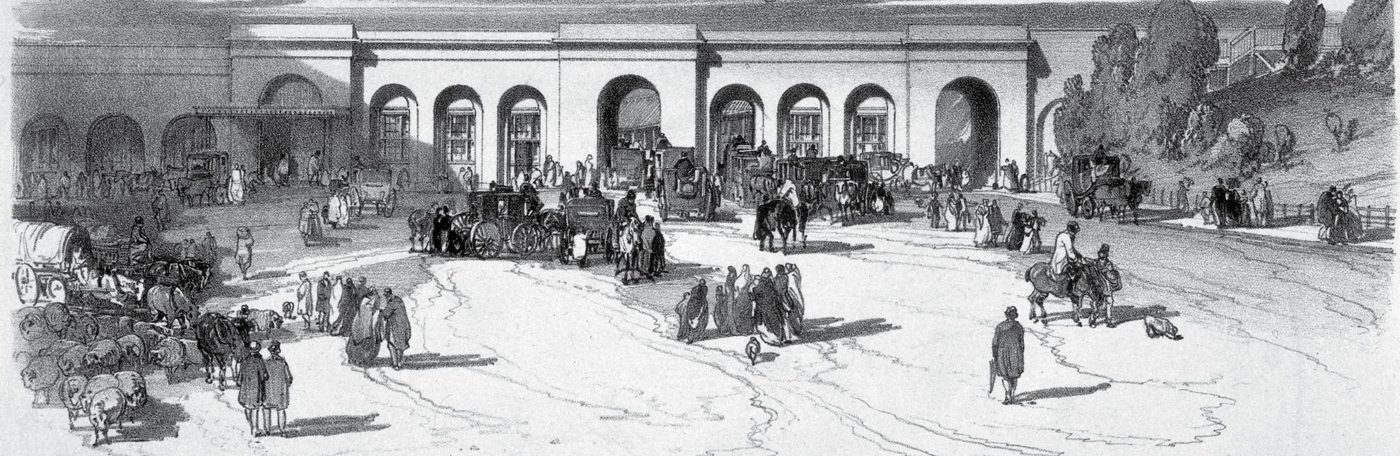 The first station at Paddington opened in 1838 and was replaced by a goods - photo 5