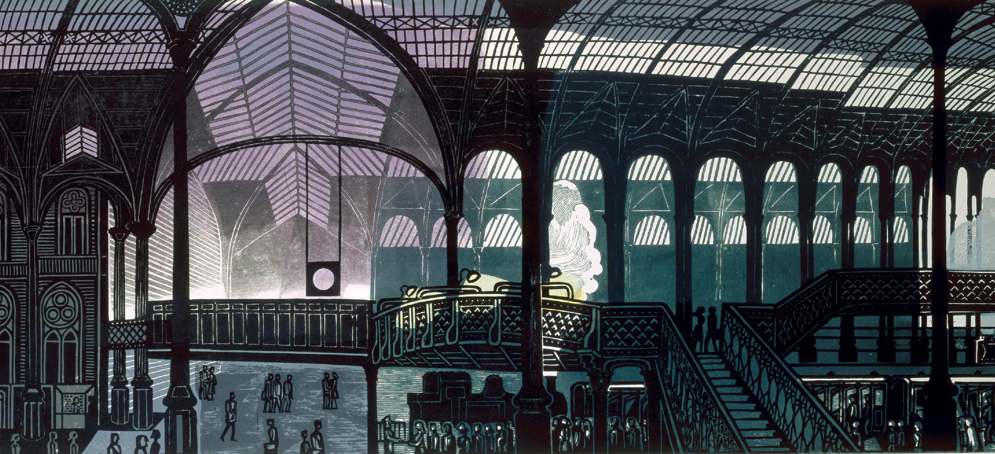 The black cathedral in steam days by Edward Bawden showing the network of - photo 3