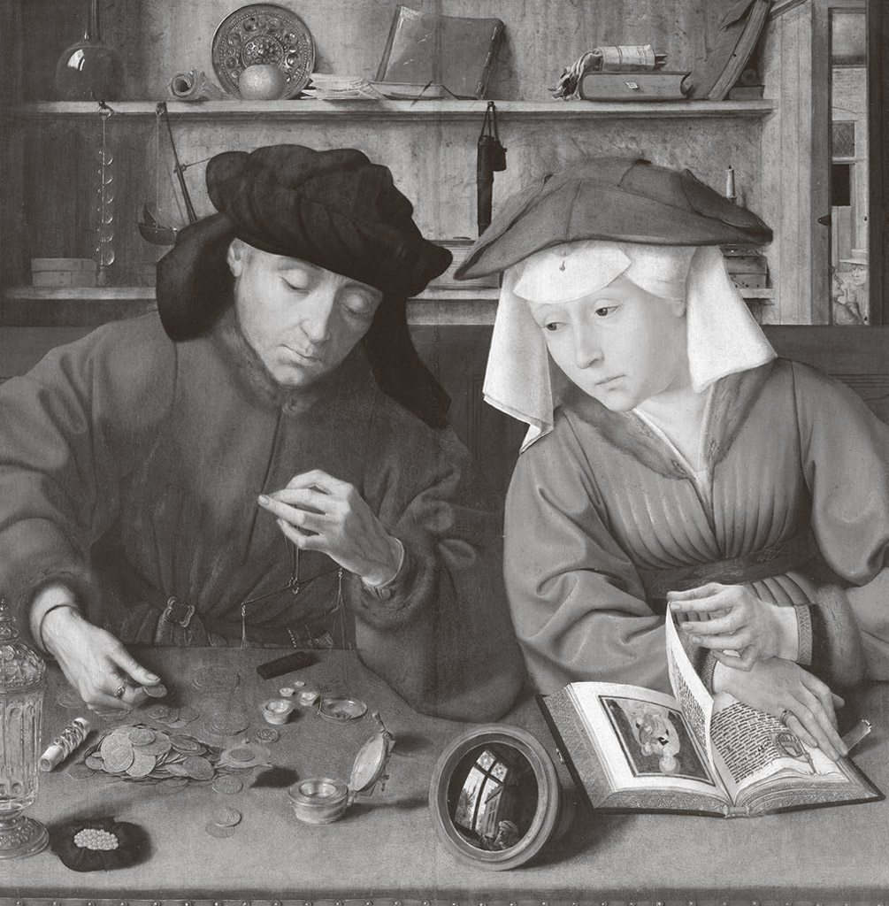 A tender portrait of an Antwerp moneylender and his wife painted in 1514 by the - photo 5