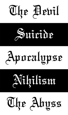 Timothy Donaghue - The Devil: Suicide, Apocalypse & The Abyss