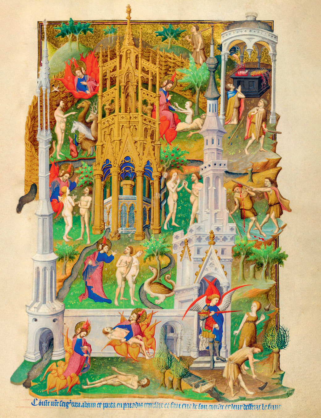 The Garden of Eden from one of the most glorious medieval illuminated - photo 4