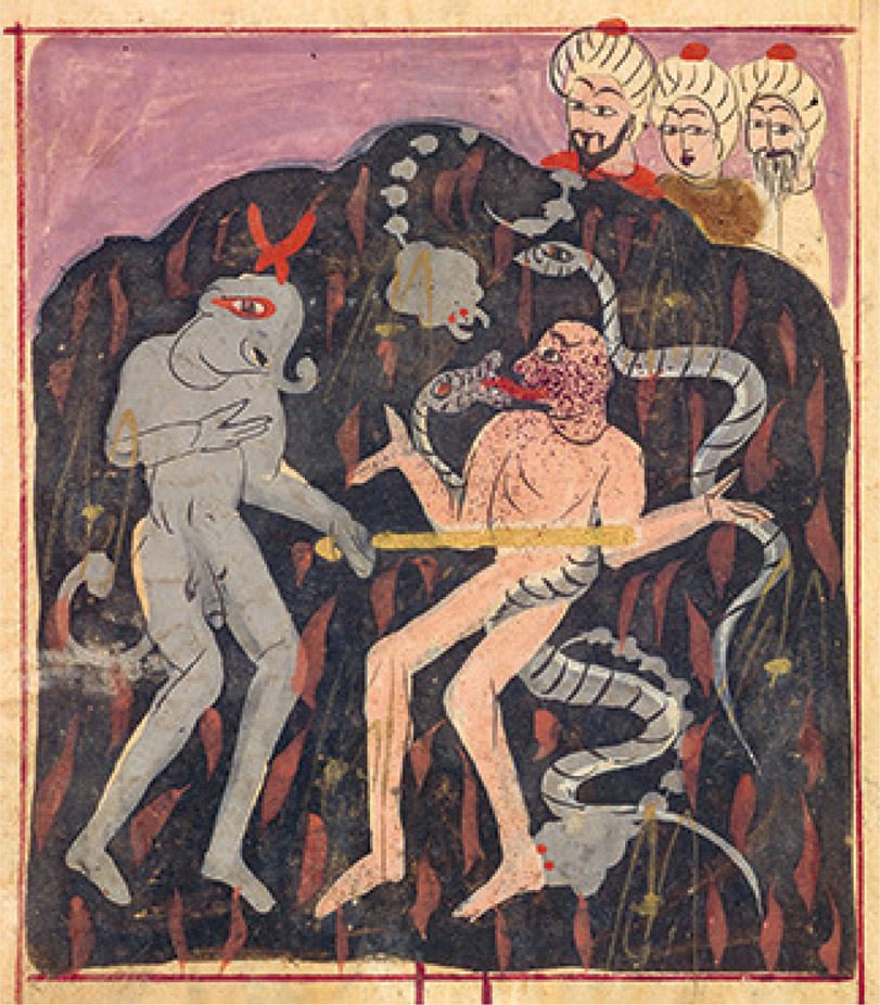 A torture of Zoroastrian hell from a c 1589 copy of the prophet - photo 6