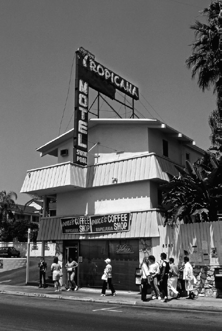 Dukes Coffee Shop and the Tropicana Motel Santa Monica Blvd West Hollywood - photo 4