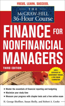 H. George Shoffner - The McGraw-Hill 36-Hour Course: Finance for Non-Financial Managers 3 E (McGraw-Hill 36-Hour Courses)