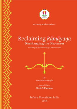 Manjushree Hegde RECLAIMING RĀMĀYAṆA