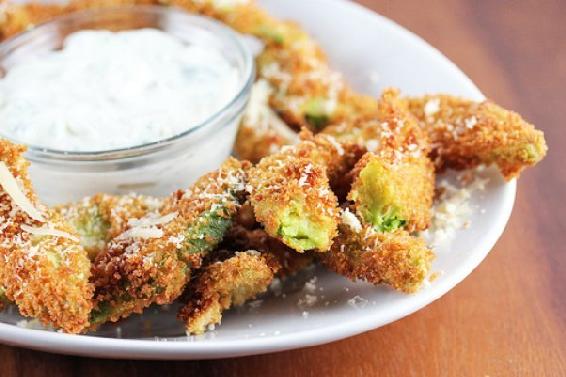 Soft and creamy avocado fries with a crispy panko coating melt in the mouth - photo 4