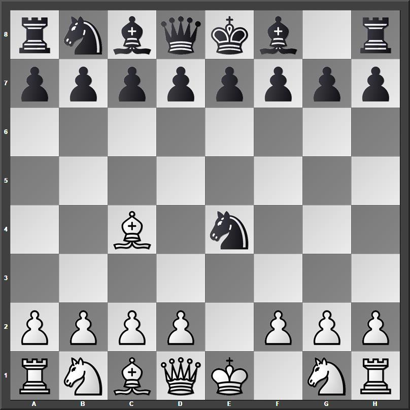 My opponent trades the e4 pawn for the f7 pawn White regains the pawn with a - photo 1