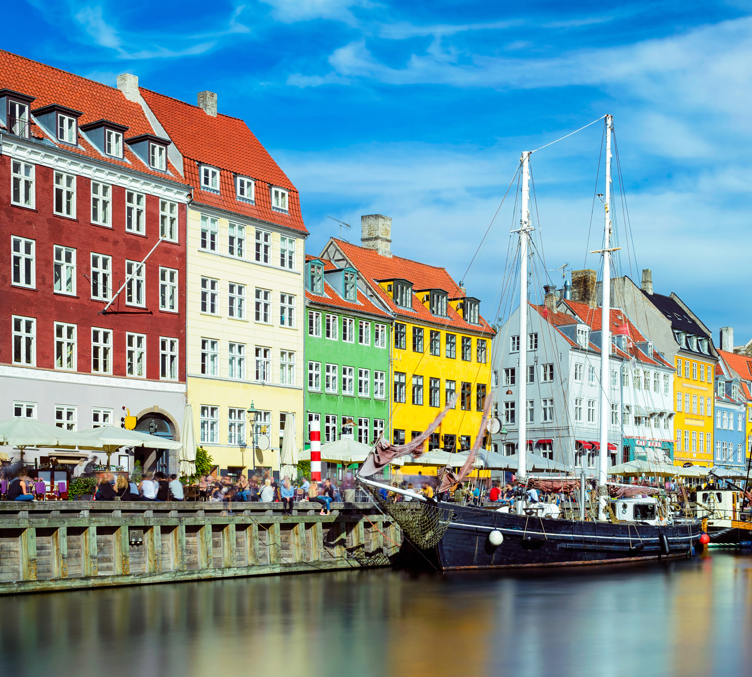 Nyhavn is a waterfront entertainment area Afternoon Head west on - photo 4