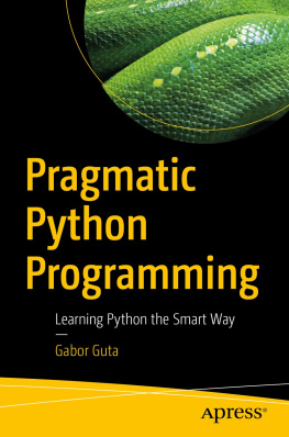 Gabor Guta - Pragmatic Python Programming: Learning Python the Smart Way