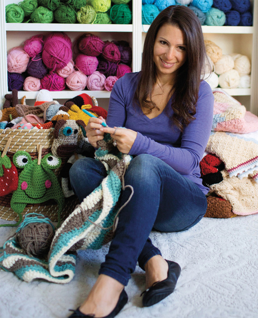 Meet designer Sarah Zimmerman a yarn lover crafter blogger wife and busy - photo 2