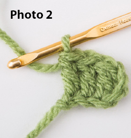 Row 2 Ch 6 see Photo 3 dc in the 4th ch from the hook and in each of the - photo 4