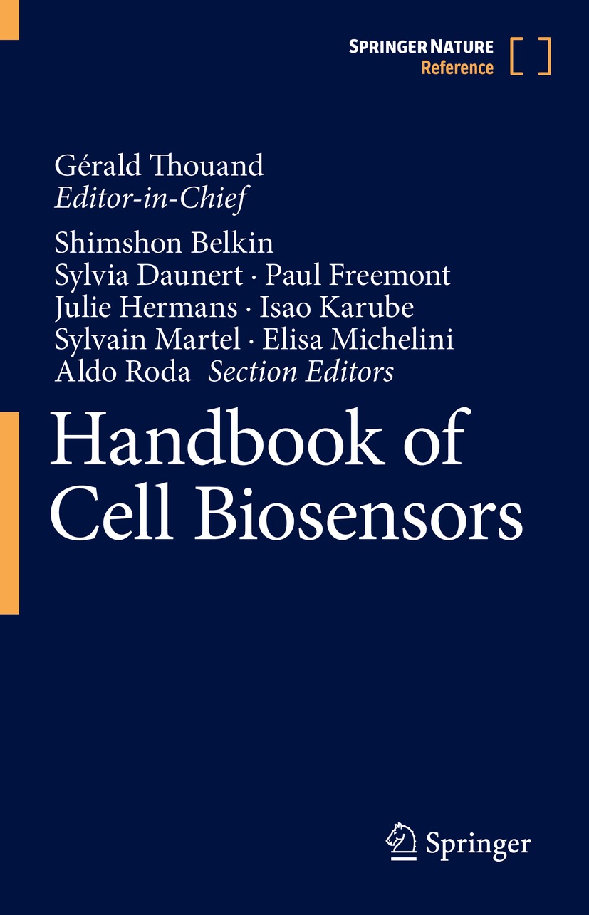 Book cover of Handbook of Cell Biosensors Editor Grald Thouand Section - photo 1