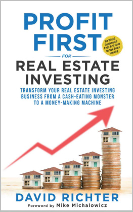 Richter - Profit First for Real Estate Investing