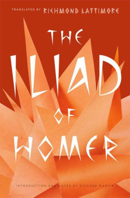 Lattimore Richmond - The Iliad of Homer