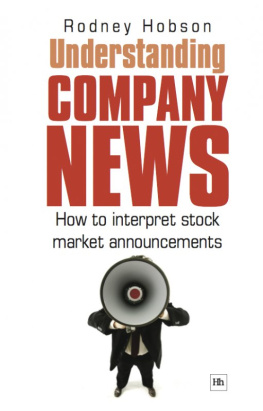 Rodney Hobson Understanding Company News: How to interpret stock market announcements