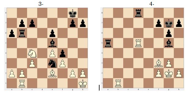 5-8 In the four positions below what is the move for White that wins the most - photo 7