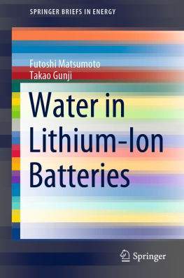 Futoshi Matsumoto - Water in Lithium-Ion Batteries