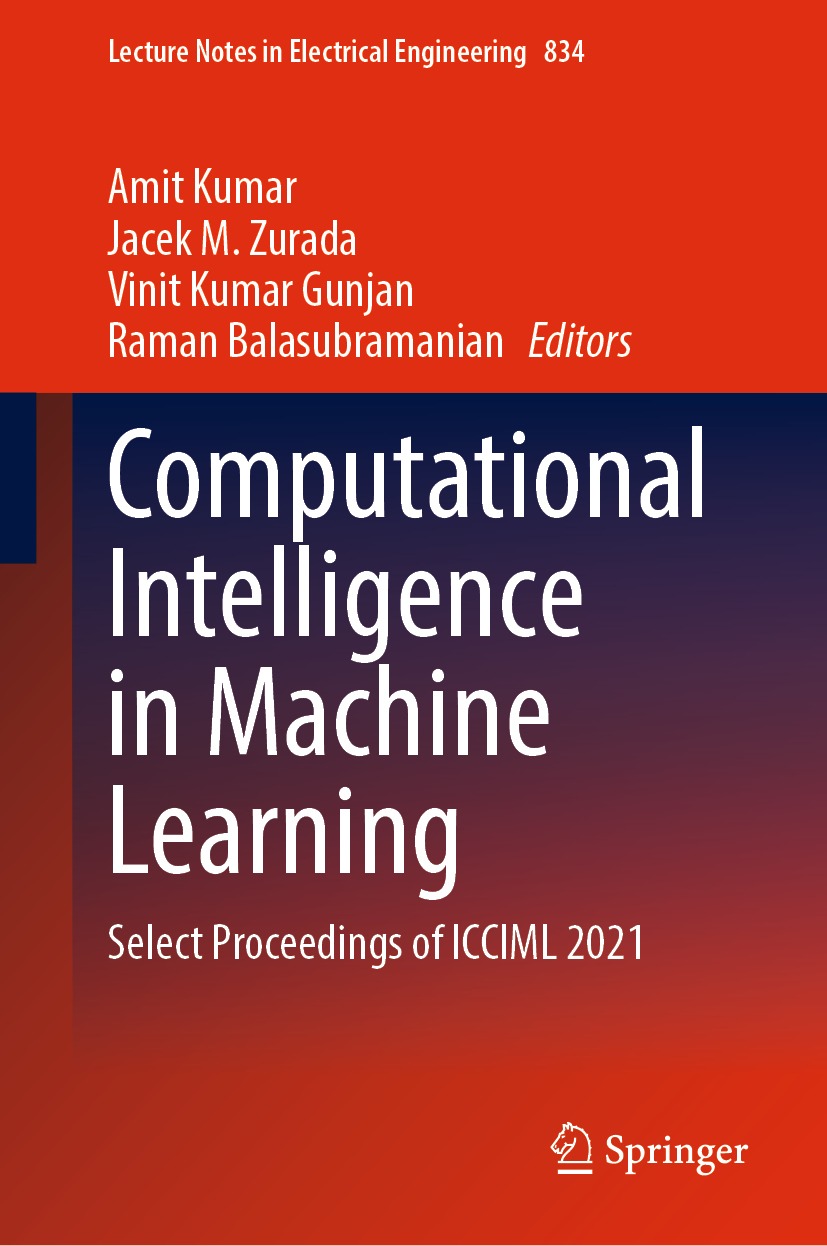 Book cover of Computational Intelligence in Machine Learning Volume 834 - photo 1