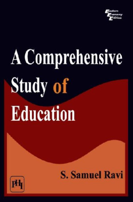 S. Samuel Ravi A Comprehensive Study of Education