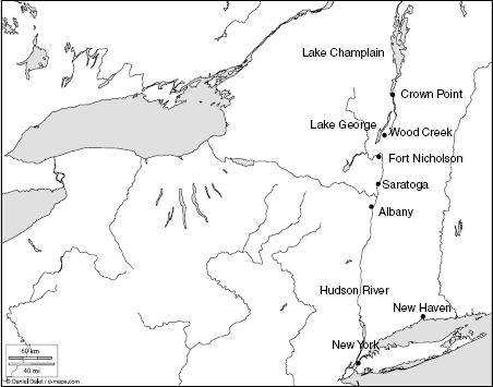 Map 4 The route to Montreal Source Adapted from - photo 5