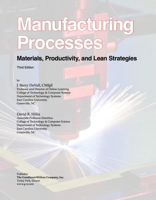 Manufacturing Processes Materials Productivity and Lean Strategies - photo 2