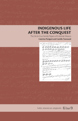 Caterina Pizzigoni Indigenous Life After the Conquest: The De la Cruz Family Papers of Colonial Mexico