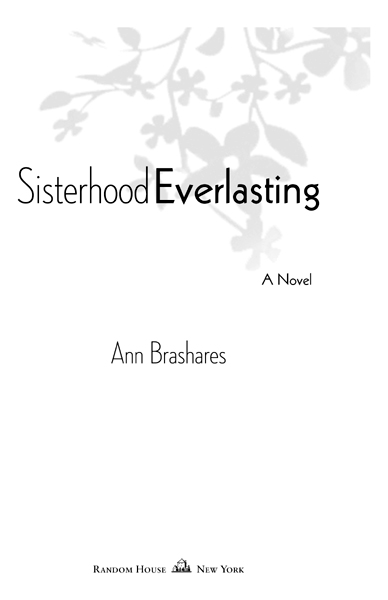 Sisterhood Everlasting is a work of fiction Names characters places and - photo 2