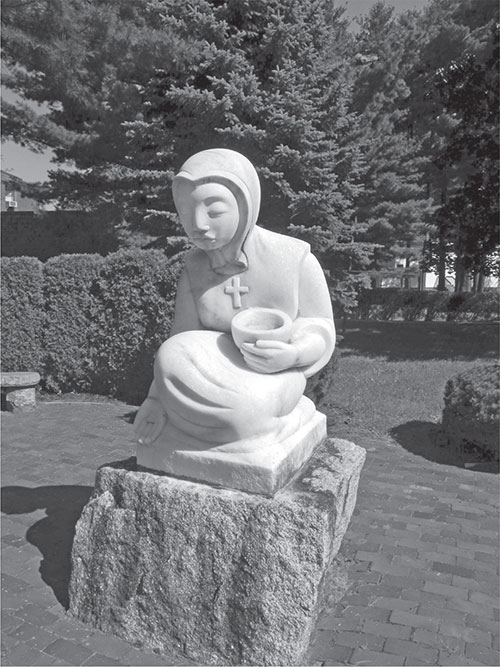 A statue of the Gray Nuns Sisters of Charity Saint Marys Hospital Courtesy - photo 5