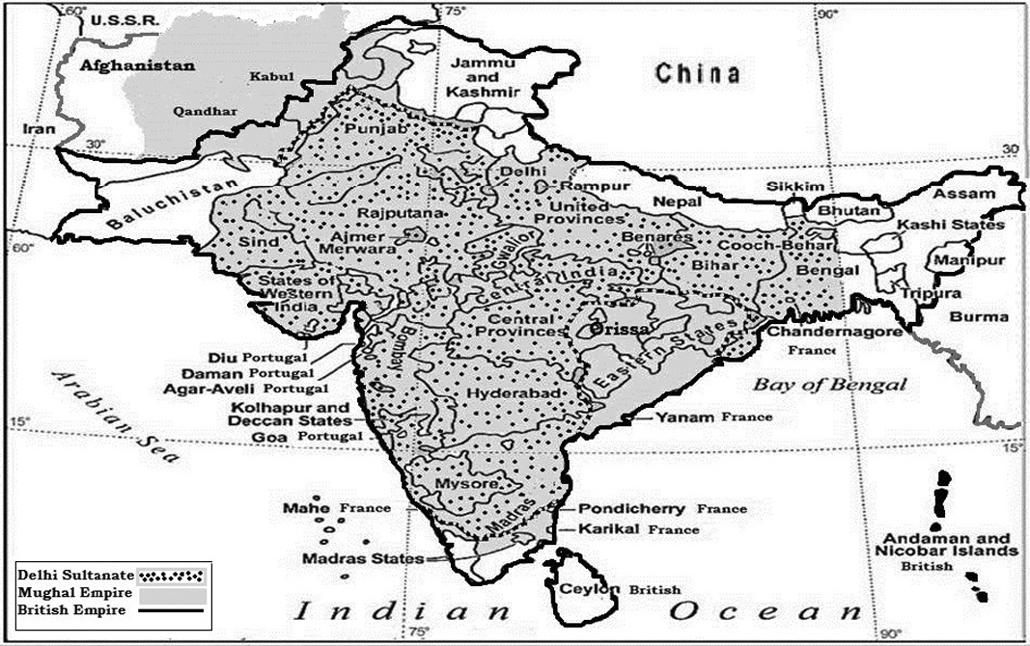 Map 2 South Asia Under the Sultanate of Delhi the TimuridMughal Empire and - photo 3