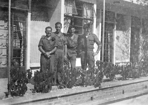 Outside the NAAFI in Hong Kong L to R Jim Sibeon the author Williams 85 and - photo 11