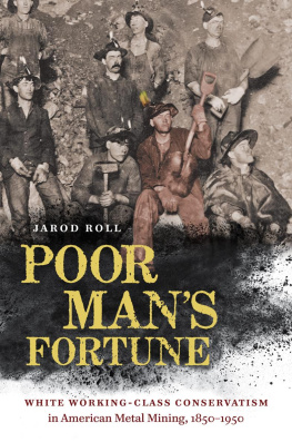 Jarod Roll - Poor Mans Fortune: White Working-Class Conservatism in American Metal Mining, 1850–1950