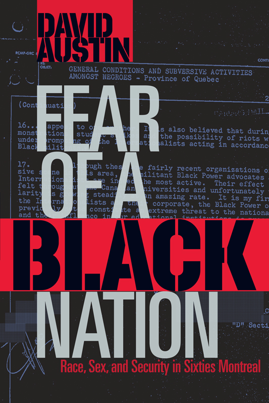 FEAR OF A BLACK NATION An extremely important and timely book exhaustively - photo 1