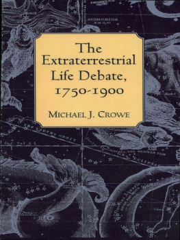 Michael J. Crowe The Extraterrestrial Life Debate, 1750-1900