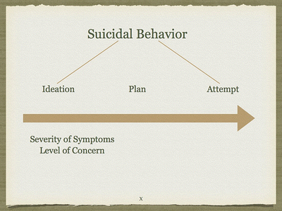 Fig 12 Severity of symptoms and level of concern for suicidal behavior The - photo 2