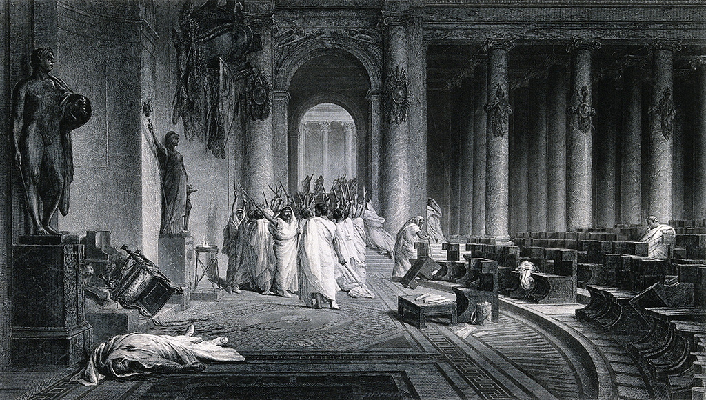 The Death of Caesar painting by Jean-Lon Grme 1867 At that time Mark - photo 4