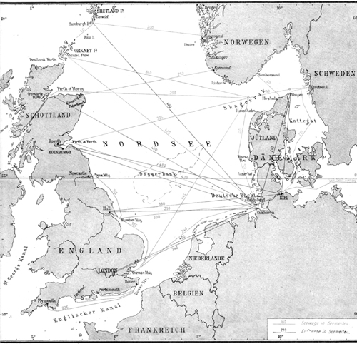 A1 Map of strategic distances in the North Sea as illustrated in the German - photo 4