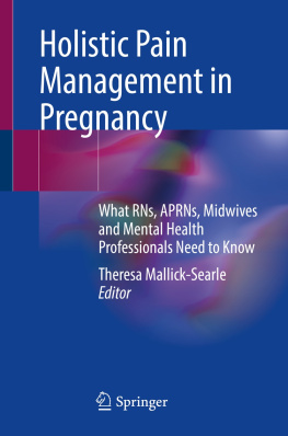 Theresa Mallick-Searle (editor) - Holistic Pain Management in Pregnancy: What RNs, APRNs, Midwives and Mental Health Professionals Need to Know