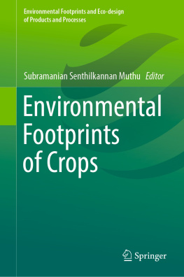 Subramanian Senthilkannan Muthu Environmental Footprints of Crops